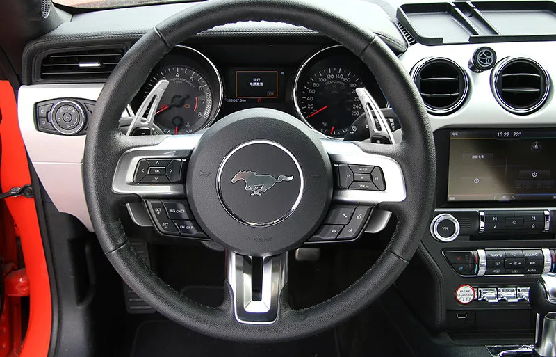 Для Ford Mustang 2015 2016 2017 2018 2019 2020 2021 весло на рулевое колесо декоративная крышка
