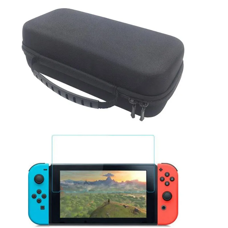 Group 2 Обновленный плотный жесткий чехол для nintendo Switch NS аксессуары большая оболочка дорожная сумка для переноски для зарядного устройства переменного тока - Цвет: Group 2