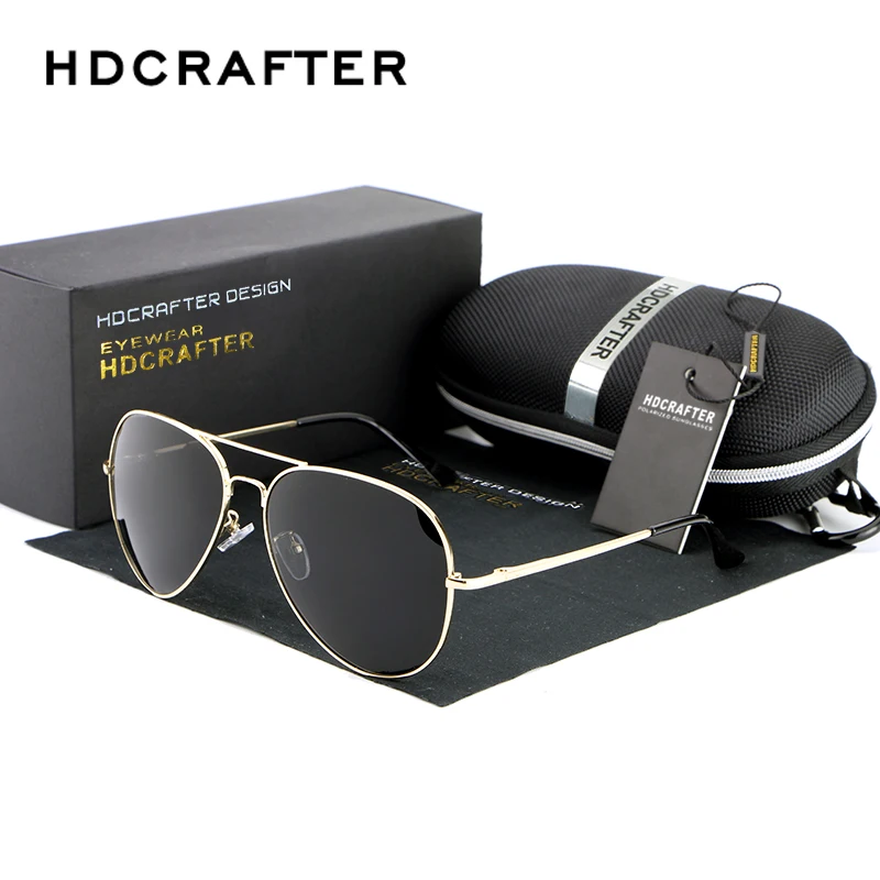 HDCRAFTER новые солнцезащитные Брендовые мужские очки поляризованные брендовые