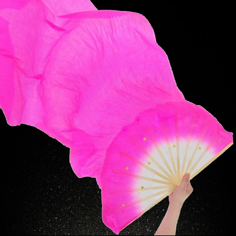 Веер из разноцветной ткани для танцев фата в китайском стиле кунг-фу Тай-Чи
