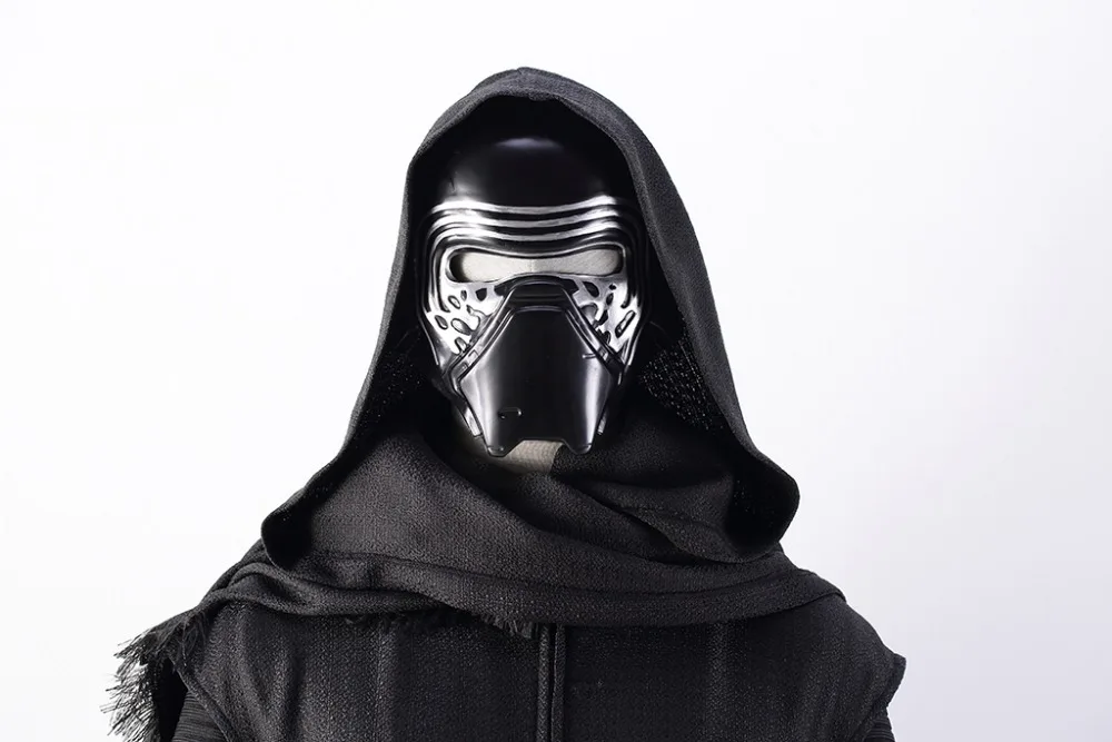 Kylo маски ren новые Звездные войны 7 Пробуждение силы Косплей крутой ABS головной шлем для взрослых черный с маской