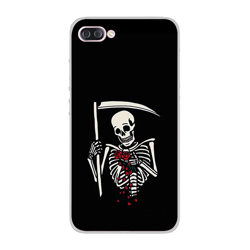 ciciber Phone Cases For ASUS Zenfone 4 Max Plus Pro Live 3 GO Case Back Cover ZC520KL ZB501KL ZC554KL ZB500KL Human Skeleton |