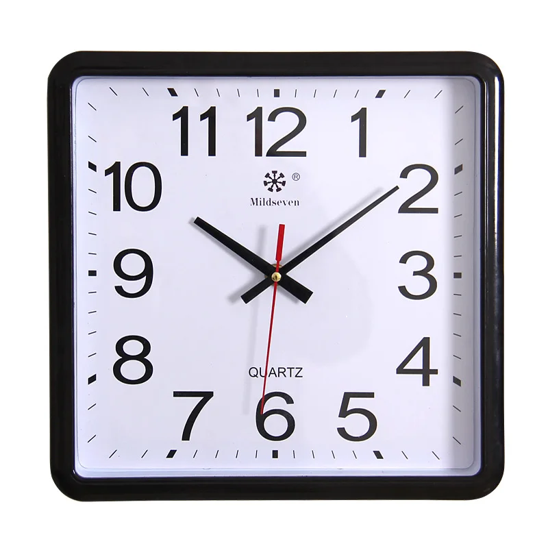 

Square wall clock brief silent watch clock e-quartz wall pocket watch