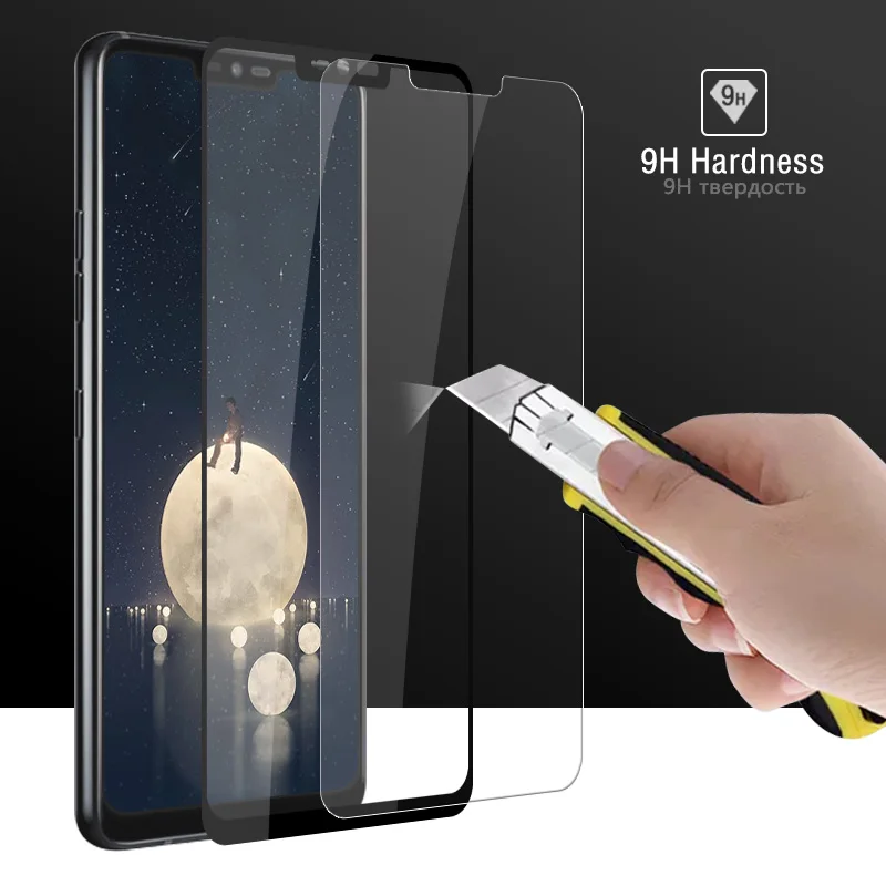 Полное покрытие закаленное стекло для LG G7 ThinQ защитная пленка экрана Защитное G710
