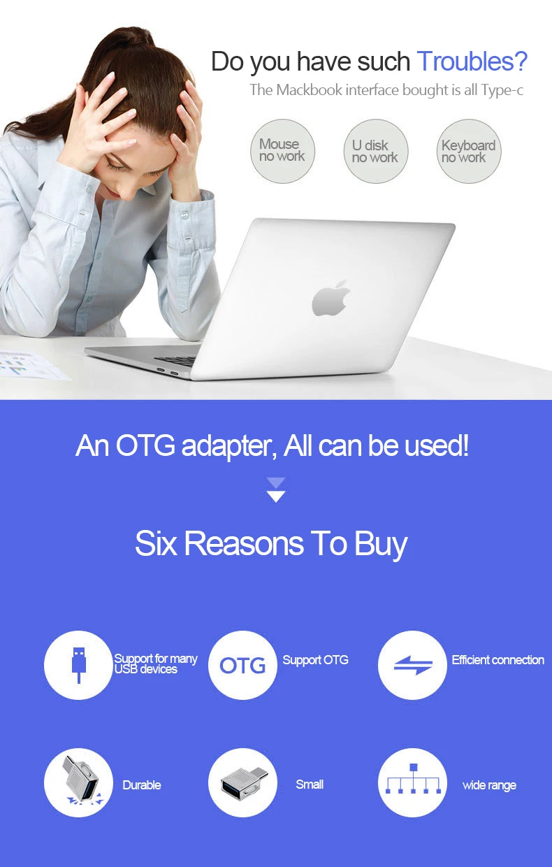 UTHAI C07 mini type C usb3.1 Micro SD TF кардридер для Macbook или смартфона с интерфейсом type c