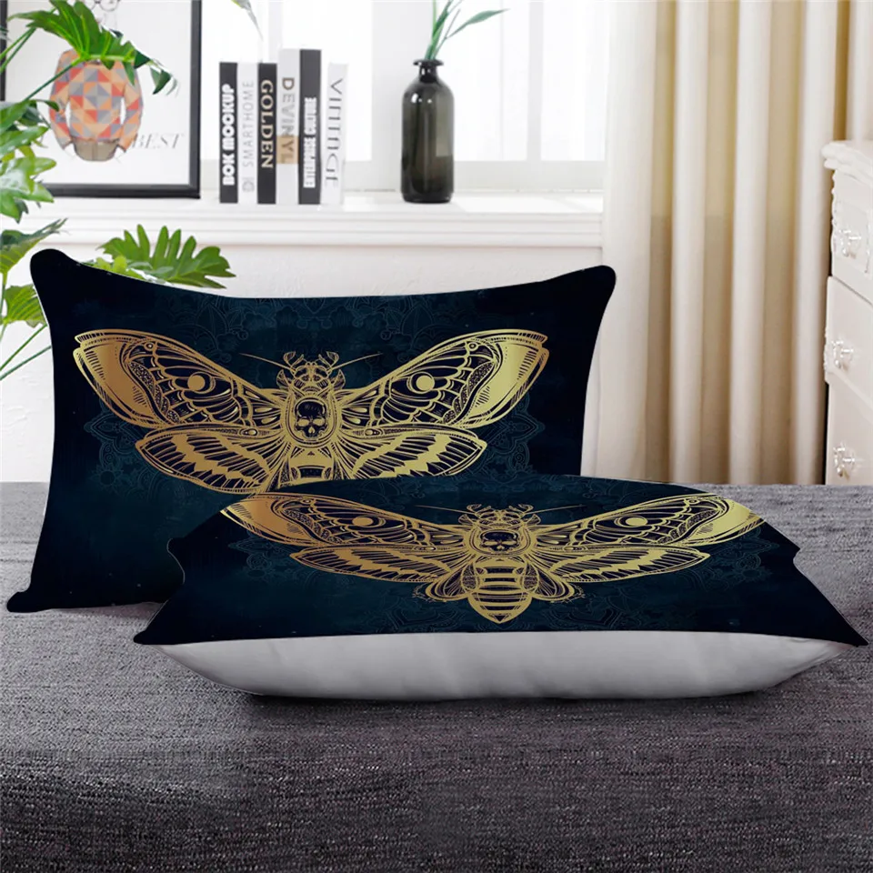Подушка BeddingOutlet для тела постельное белье в богемном стиле с изображением моли