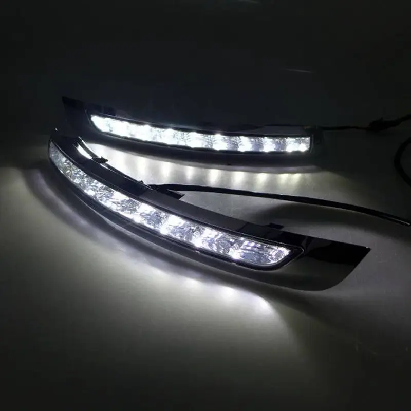 A Pair White Daytime Running Light Fog Lamp DRL For Volvo XC90 2007-2015 | Автомобили и мотоциклы
