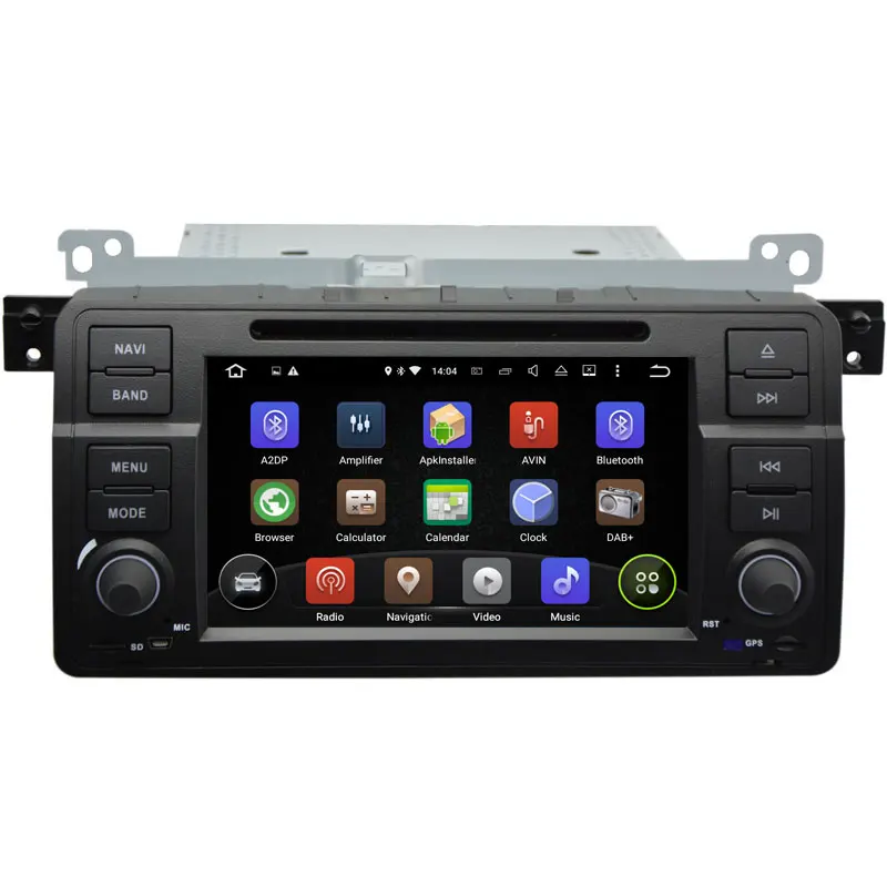 Android 9 0 OS автомобильный dvd плеер с GPS навигационным головным устройством для BMW E46 M3