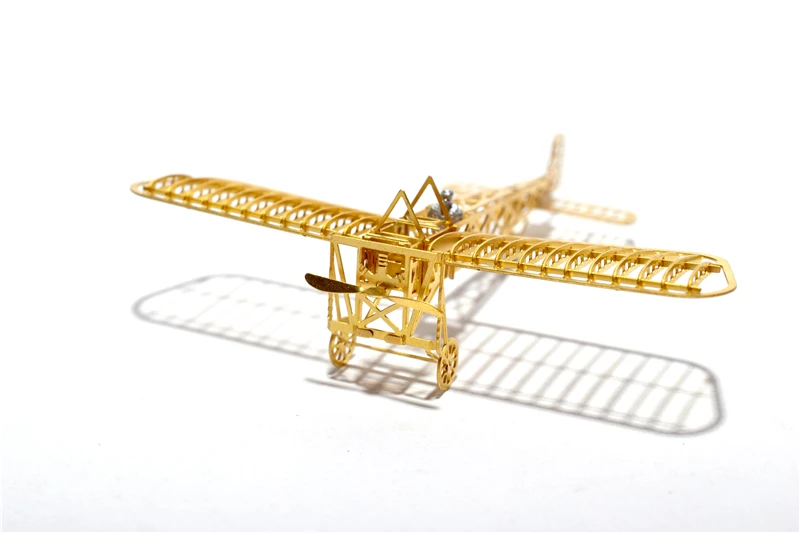 1/160 аэробаза головоломка металлическая 3D модель легко собрать микро крыло серии B16009 кросс-канал Bleriot XI головоломки игрушки