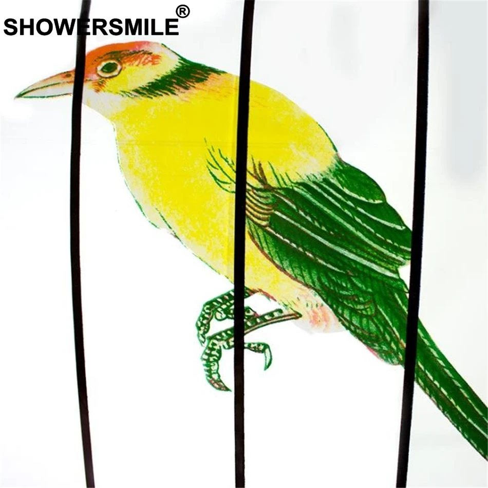 Прозрачный зонтик SHOWERSMILE в британском стиле Apollo женский с длинной ручкой и усами