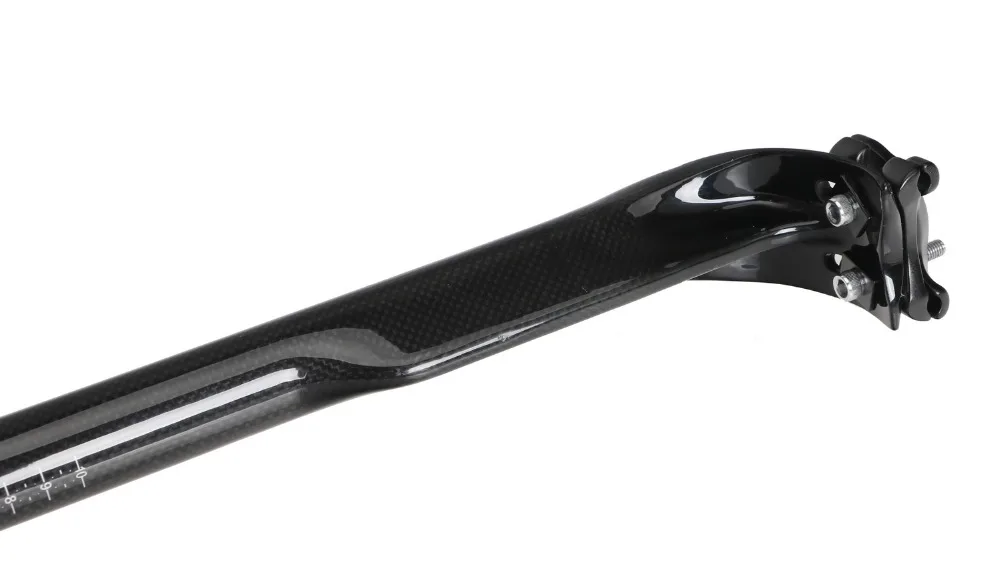 Бесплатная доставка карбоновый Подседельный штырь Регулируемый смещение 50 мм MTB