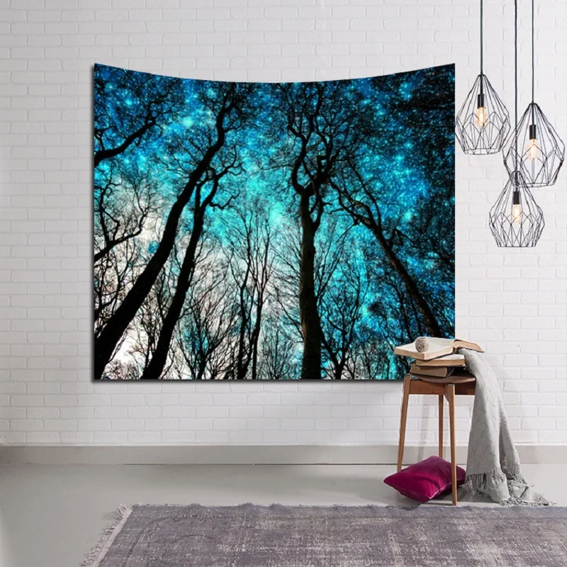 3D digital printing polyester jungle tapestry wall blanket beach towel living room home decoration painting | Дом и сад