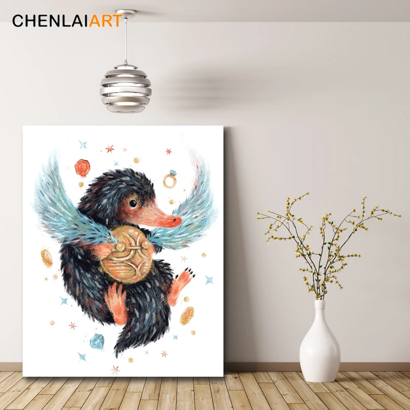 Художественный постер Niffler CHENLAIART
