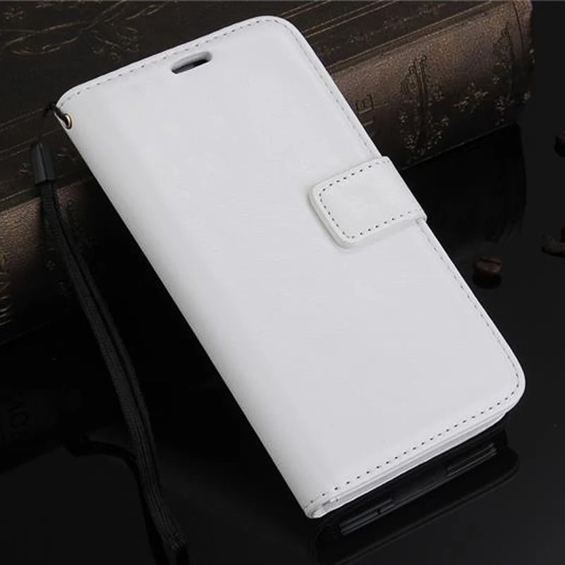 Чехол Кошелек из искусственной кожи с текстурой Crazy Horse для Samsung S5 подставкой и
