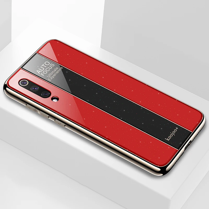 red Чехол из закаленного стекла для Xiao mi 9 Red mi Note7 mi 8 mi x3 Max3 чехол роскошный магнитный автомобильный держатель чехол для Xiao mi 8 mi 8 Lite mi 9 Se чехол - Цвет: red