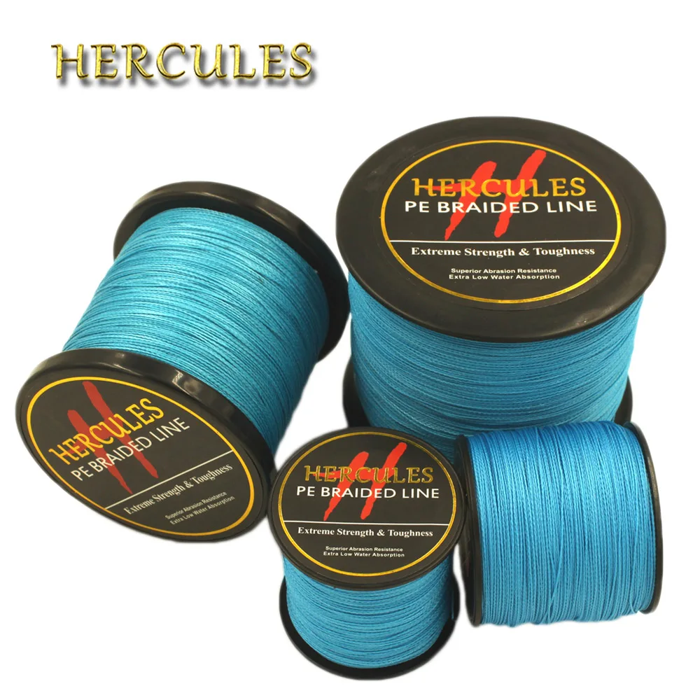 

Hercules 4 Strands 100M 300M 500M 1000M 1500M 2000M PE Blue Braided Fishing Line Sea Saltwater Carp Fishing Weave Super Strong