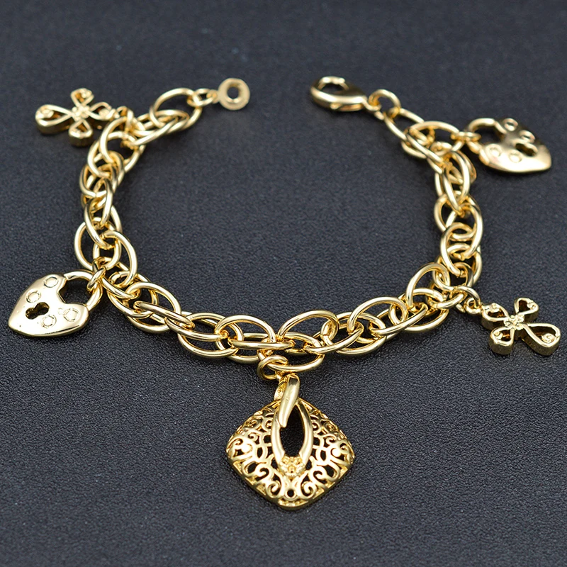 Sunny Jewelry Винтажные Ювелирные изделия очаровательные браслеты для женщин звенья
