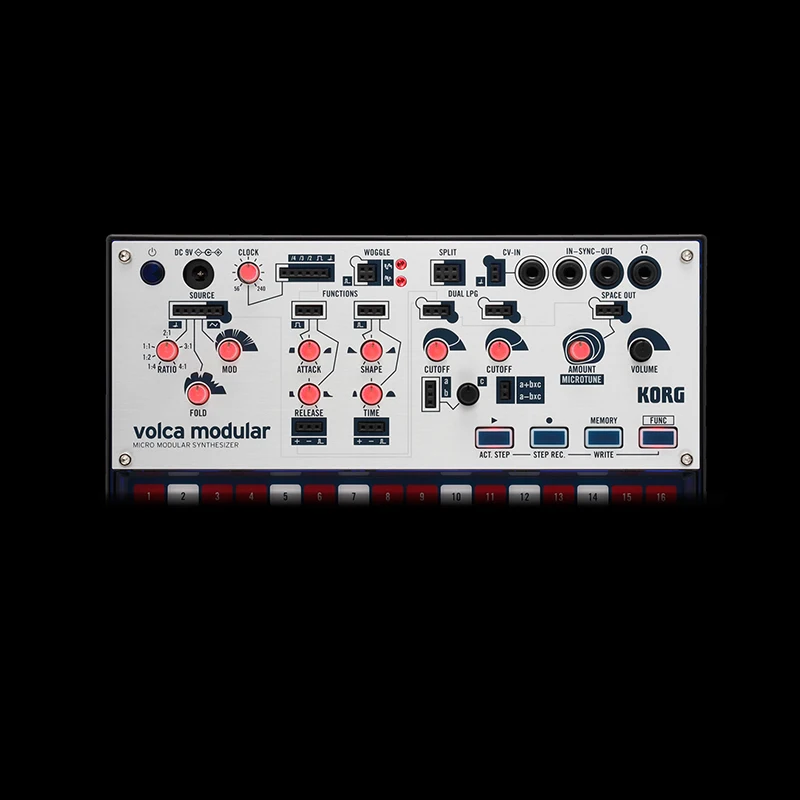 Модульный синтезатор Korg Volca, модульный, электрический, Geinspireerd, секвенсор для Ultieme Bass Lijnen