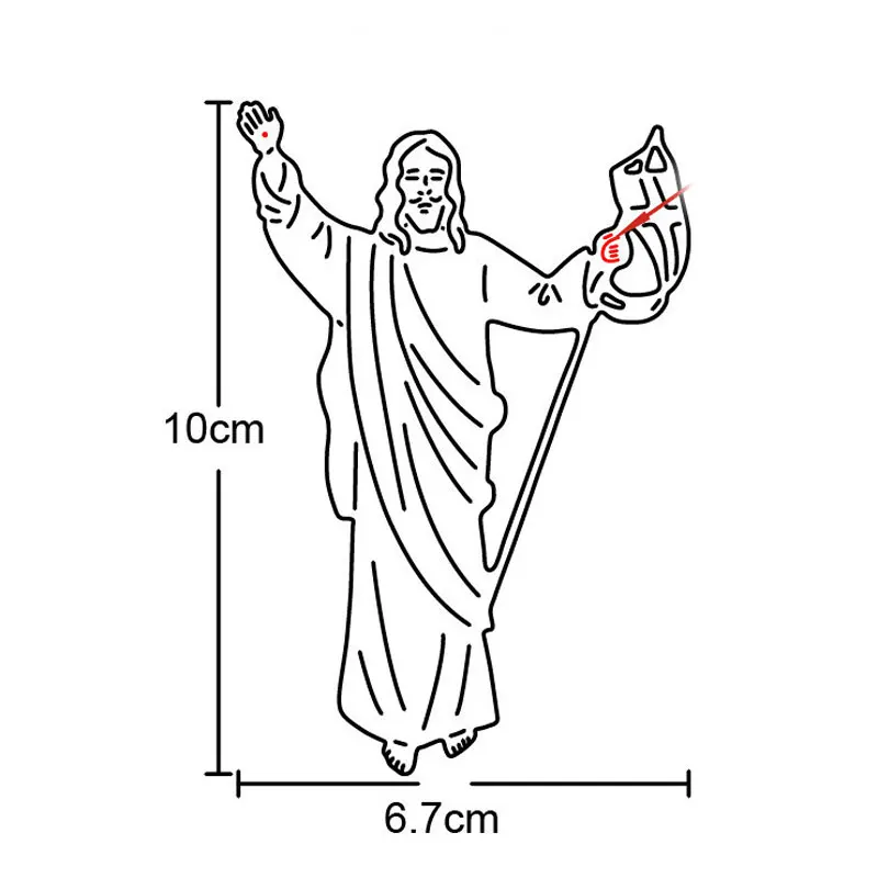 Jesus ihs штампы для резки металла Скрапбукинг Ремесло тонкая бумага искусство