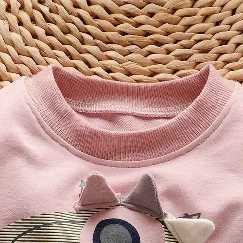 Aile Rabbit/2017 Осенняя одежда для детей Детский модный костюм хлопковая рубашка с