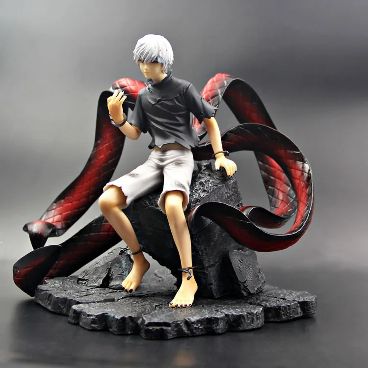 Токио упыри Kaneki Кен фигурку аниме модель патч сидя куклы украшения фигурка