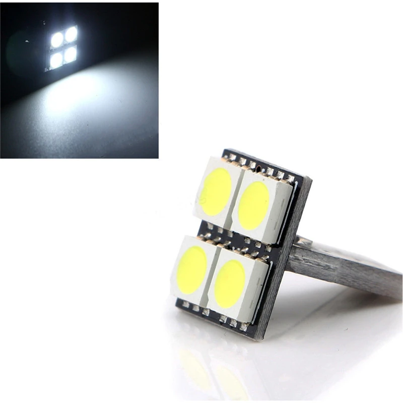 KEYECU 50X Canbus без ошибок Белый T10 Клин 5050 4SMD168 194 W5W внутренняя Светодиодная лампа