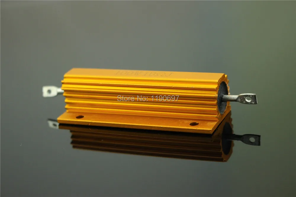 Алюминиевые резисторы с проволочной обмоткой 2 шт. 100 Вт 0 1r 1R ~ 10R 100R 150R 300R 1K 10 K 5%