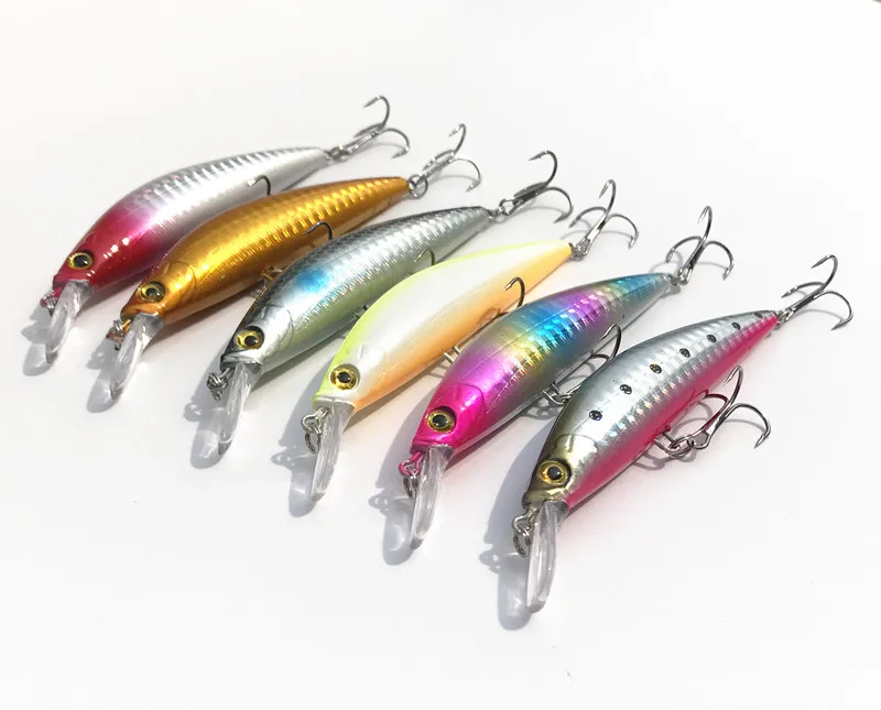 6 шт. очаровательных искусственных Блесен для морской рыбалки 9 см 25 г | Спорт и