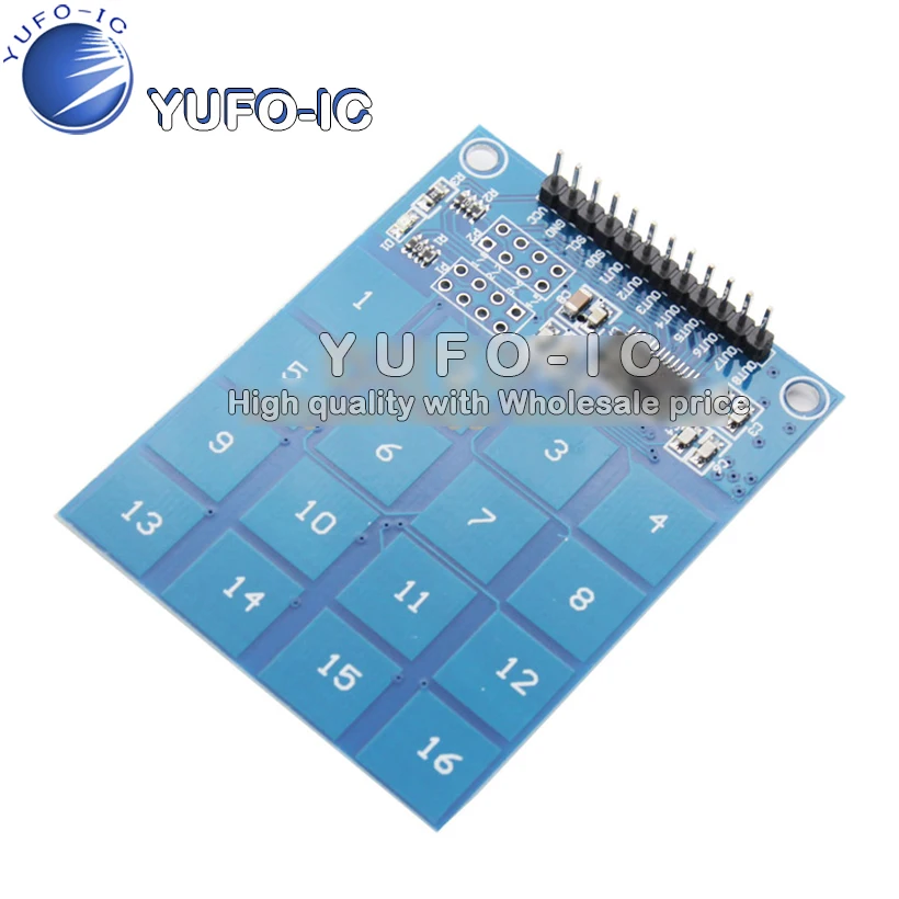 TTP229 16 Channel capacitive touch Switch Digital sensor module | Электронные компоненты и принадлежности