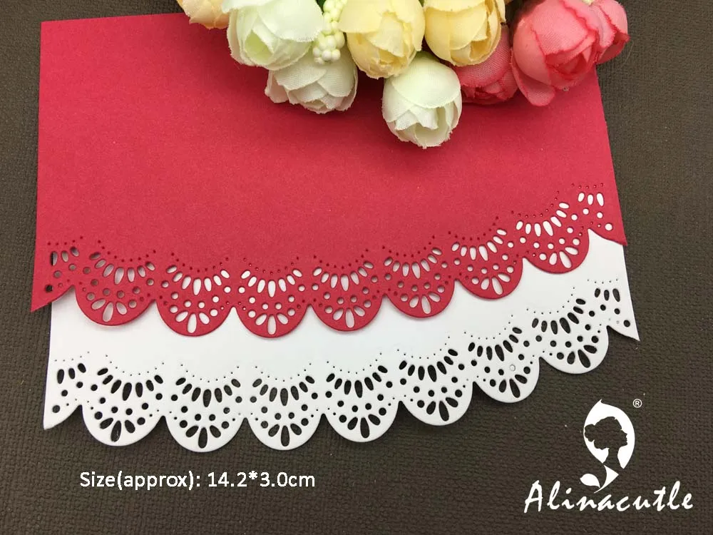Металлические Вырубные штампы alinacraft кружевная изогнутая граница края