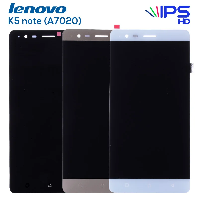 100% 5.5 inch Оригинальный тачскрин дисплей экран для Lenovo K5 note
