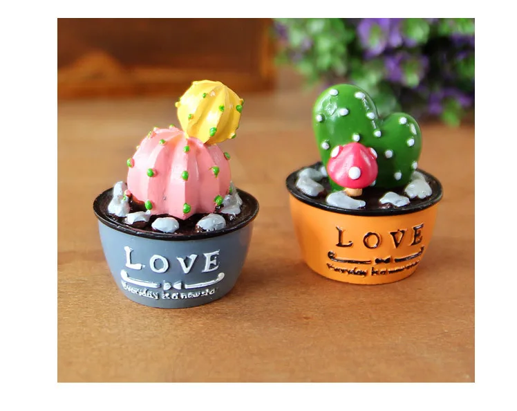 1PC TV cabinet decor small bonsai cactus pot creative Home Furnishing accessories resin crafts JL 0971 | Дом и сад