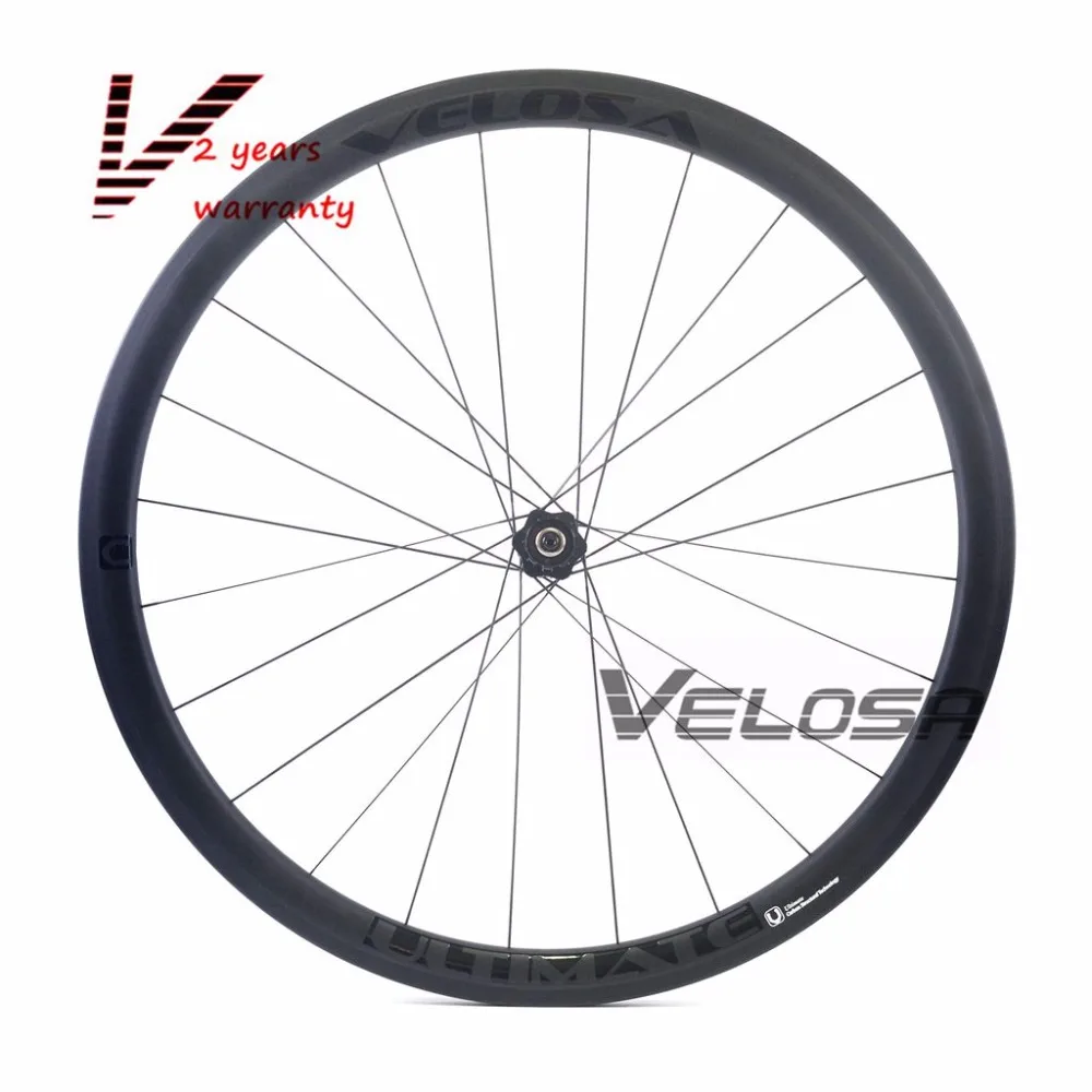 Velosa Ultimate 35 Асимметричный 38 мм полный углерода велосипед колесная, 700C дорожный мотоцикл колеса, задний asym обод с DT240/DT350 концентраторы