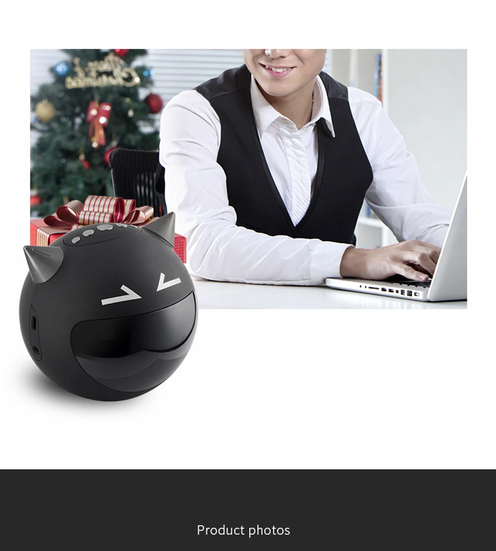 Bocina Bluetooth динамик FM радио Будильник портативный динамик s Часы светодиодный часы для детей милый мини-бумбокс Devil caixa de som