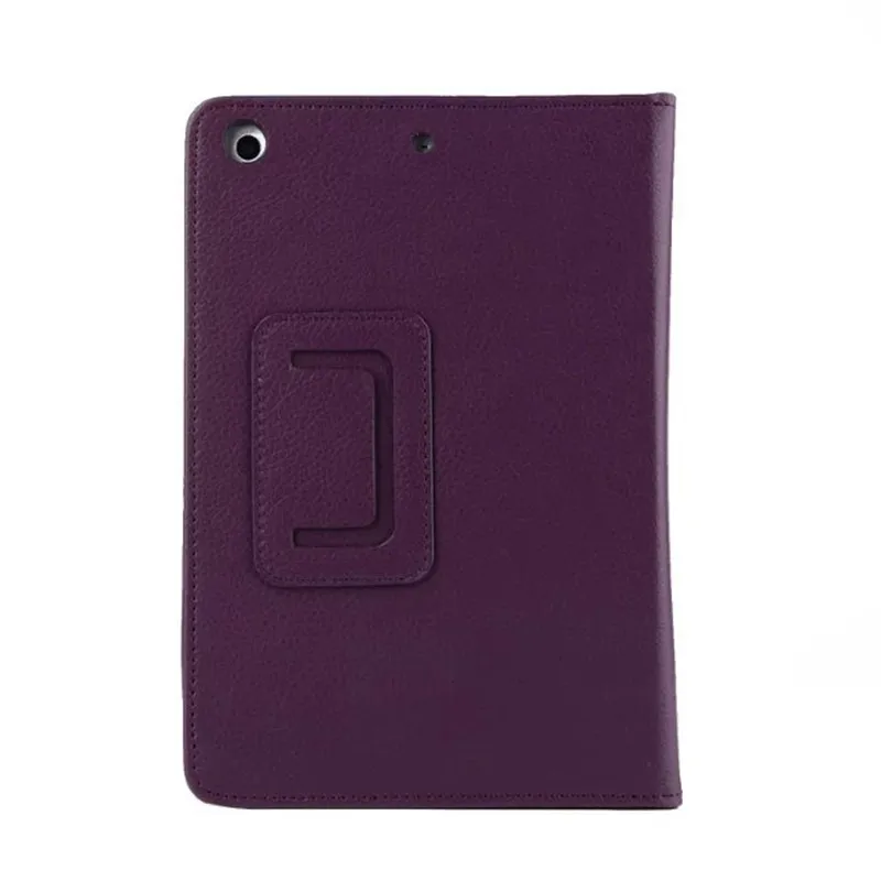 purple Для Ipad Mini 1 2 3 Модный деловой чехол из искусственной кожи личи для Ipad Mini 1 2 3 7,9 дюймов РЕТРО откидной Гибкий тонкий чехол с подставкой - Цвет: purple