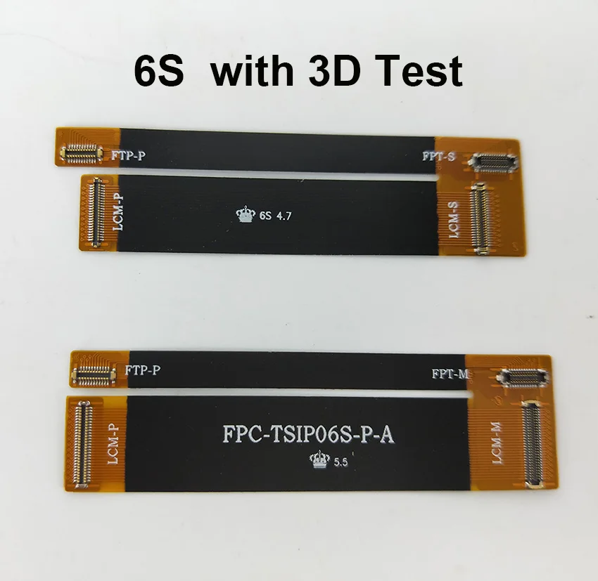 ЖК-дисплей Сенсорный экран lcd дисплей тесты на шлейф для 3D iPhone 5 6 6s+ 7 7+ 8 PLUS X XS XSM дигитайзер тестер гибкий ленточный кабель