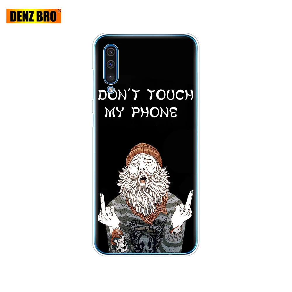 Для samsung Galaxy A50 силиконовый чехол ТПУ Прозрачная задняя крышка телефона для samsung A50 A505 A505F SM-A505F мягкий чехол 6,4 coque - Цвет: 61880
