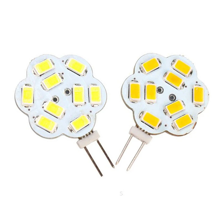 G4 DC12V Светодиодный светильник 3 Вт 5 5730 SMD Кукуруза лампа автомобильная Лодка RV для