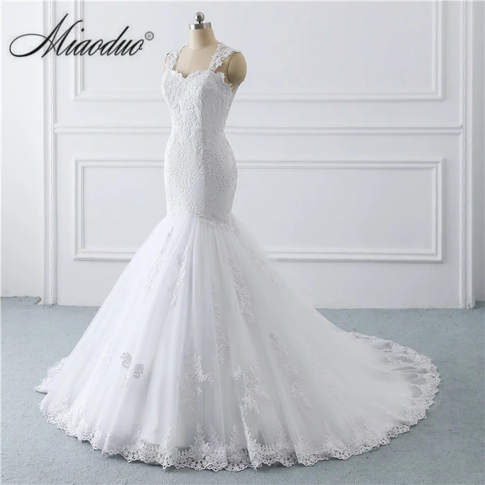 Уникальный Русалка свадебное платье 2021 вырез на спине длинные Robe de Mariage с