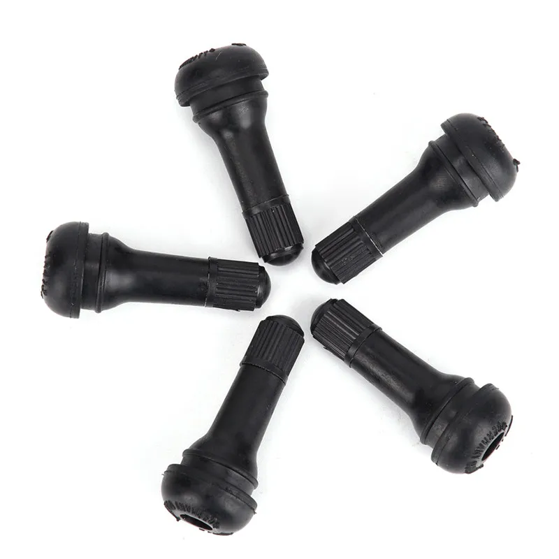 4pc Auto TR412 Tire Valve Stems Short Black Rubber Tyre Tubeless Snap-in Vavle Wheels Tires Parts | Автомобили и мотоциклы