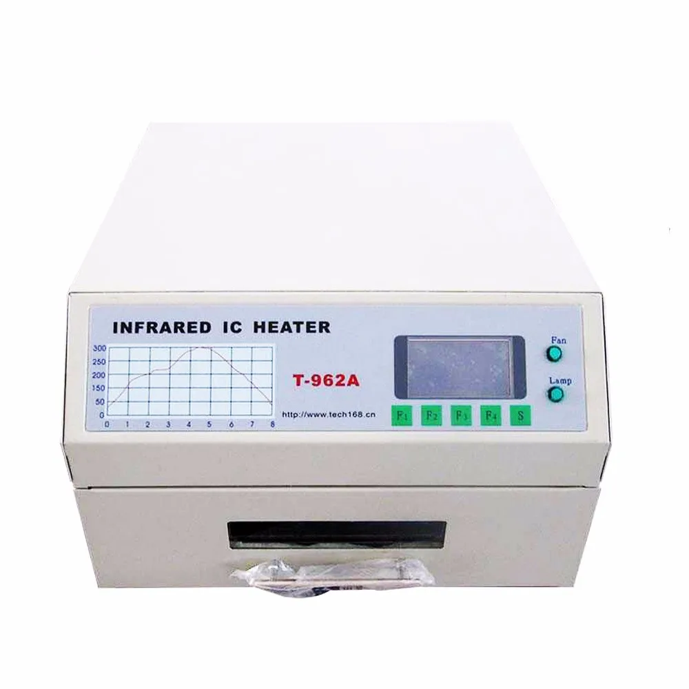 PUHUI T 962A инфракрасный IC НАГРЕВАТЕЛЬ духовка для заправки BGA SMD SMT