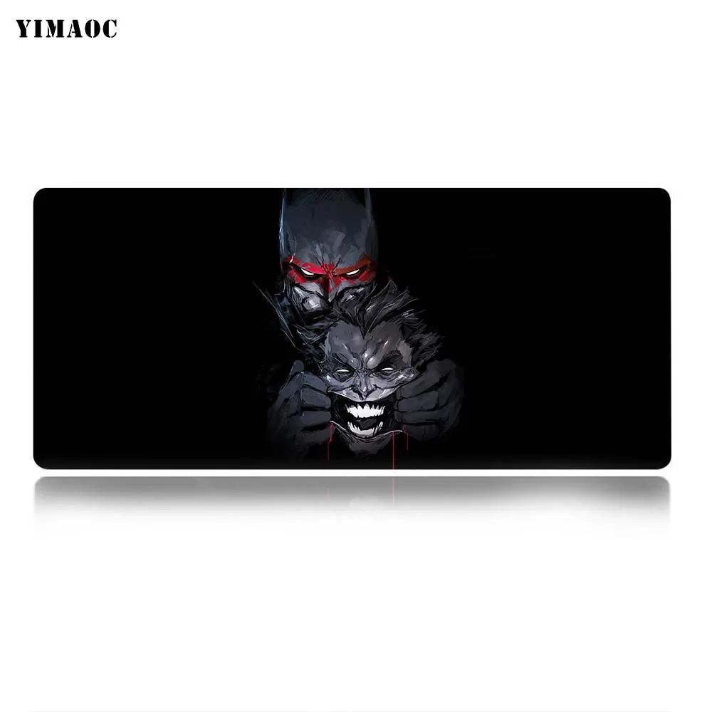 YIMAOC Бэтмен Джокер коврик для мыши 40x90 см компьютерный коврик для мыши Противоскользящий натуральный резиновый игровой коврик для мыши