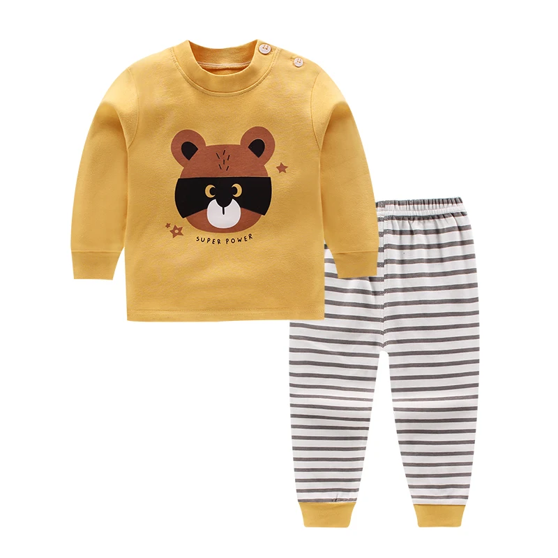 Baby Boy Clothing Set Long Sleeve+Pants 2pcs Sport Suit Children's Clothes Newborn Little Dinosaur Tracksuit |