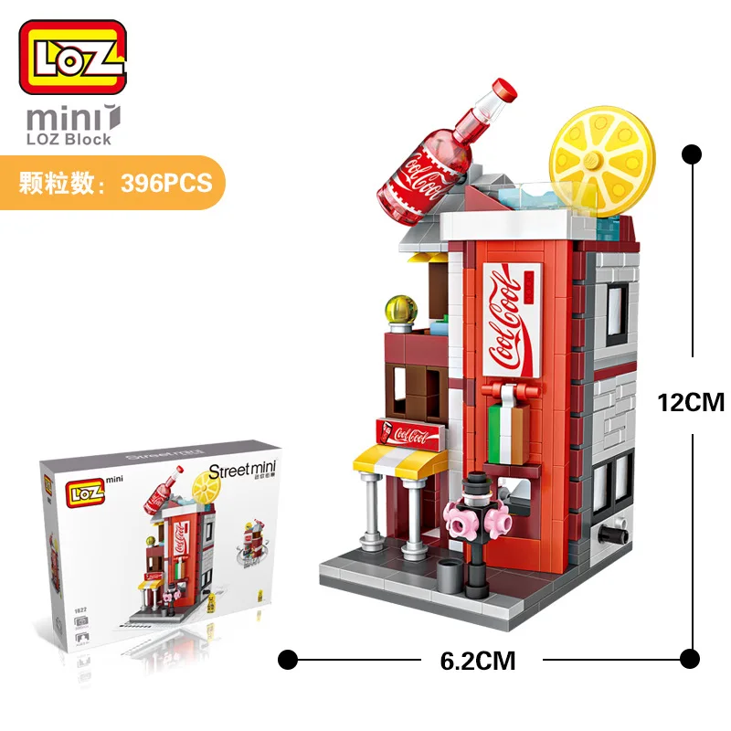 Rue Mini LOZ Architecture Blocs Batiment Ville Serie En Plastique Assemblee Jouets pour Enfants Educatifs Briques Enfant|loz architecture|jouets