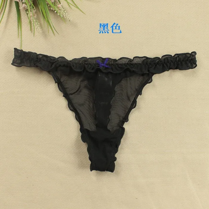 5 шт. женские прозрачные трусики стринги с мультяшным принтом|panties mix|transparent pantieswomen