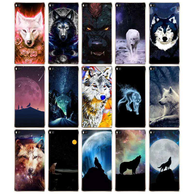 DREAMFOX M341 Luxurious Wolf Soft TPU Silicone Case Cover For Huawei P8 P9 P10 Lite Plus 2017 Honor 8 Pro 9 6X |