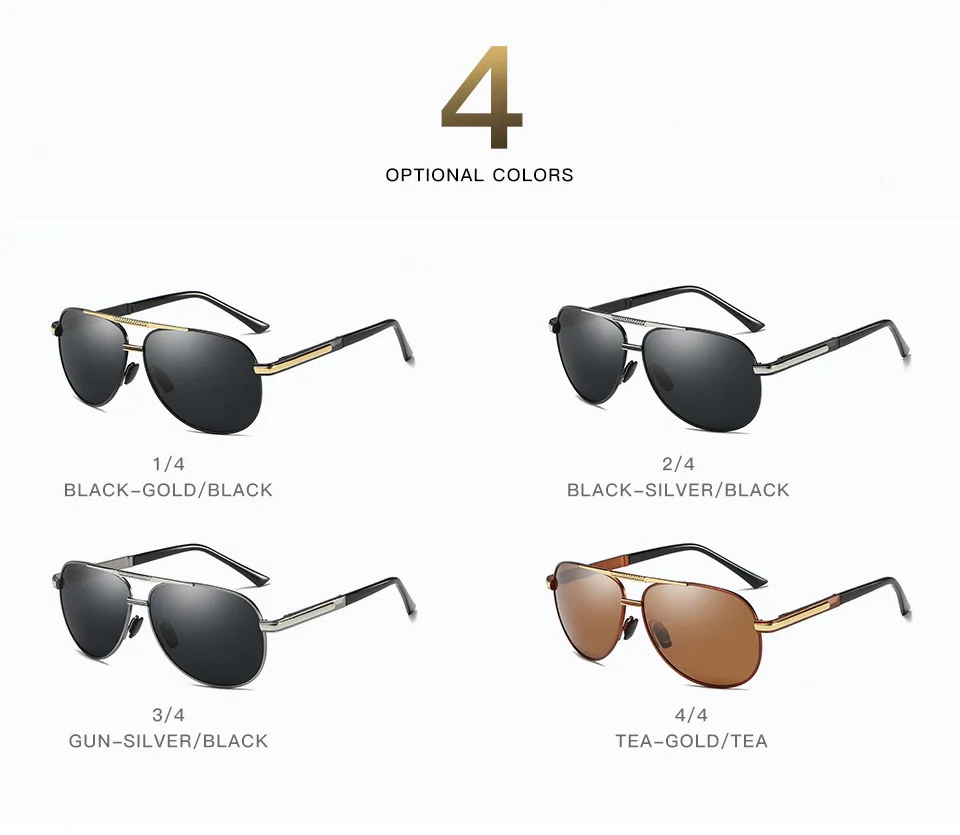 Солнцезащитные очки AORON мужские/женские поляризационные классические солнечные