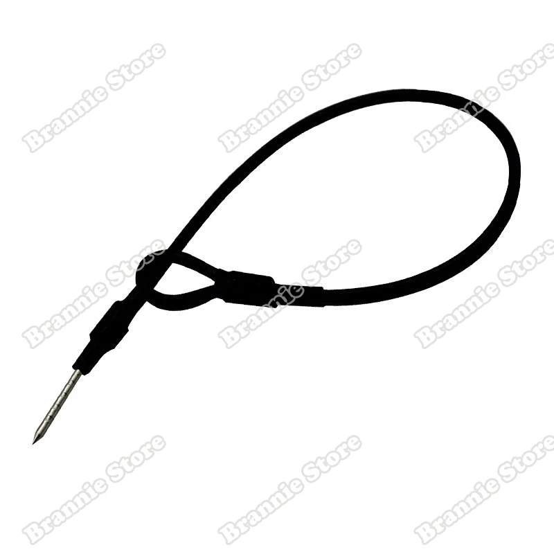 1000pcs/lot black color eas lanyard with one loop and pin used hard tags security dhl free shipping | Безопасность и защита