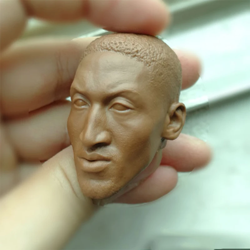 Неокрашенная головная резьба Скотти Pippen 1/6 для тела экшн фигурок 12 дюймов|Игровые