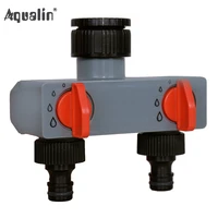 2 way water distributor tap adapter abs plastic connector hose splitters for hose tube water faucet 27211